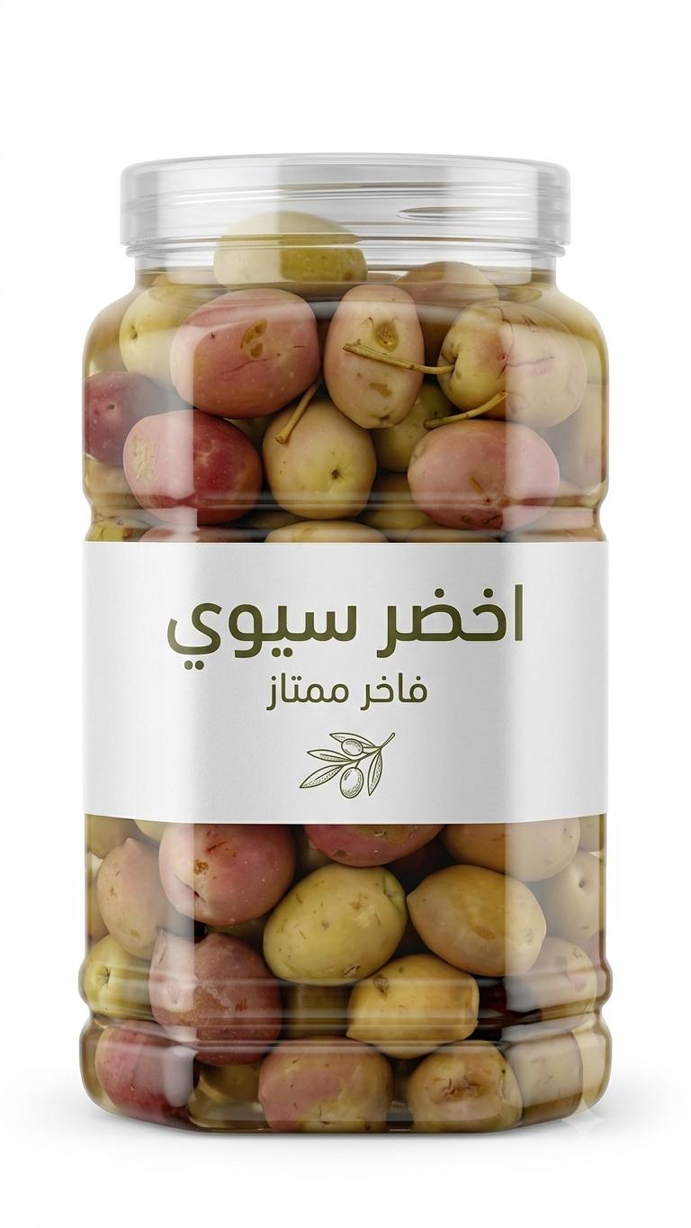 زيتون اخضر سيوي