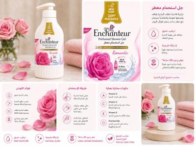 enchanteur جل استحمام