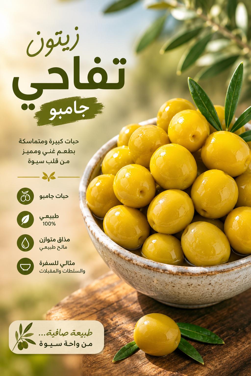 زيتون تفاحي جامبو